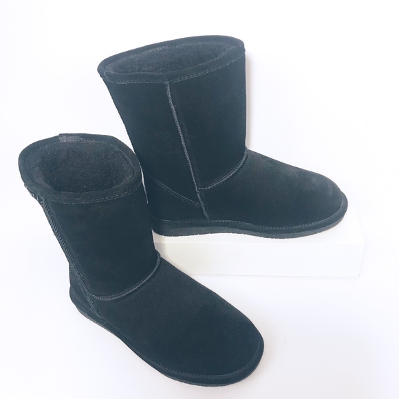 BearPaw Shoes - BearPaw Short Black Suede Boots